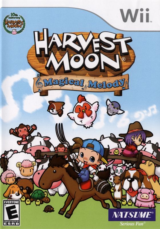 Harvest Moon: Magical Melody box art for Wii